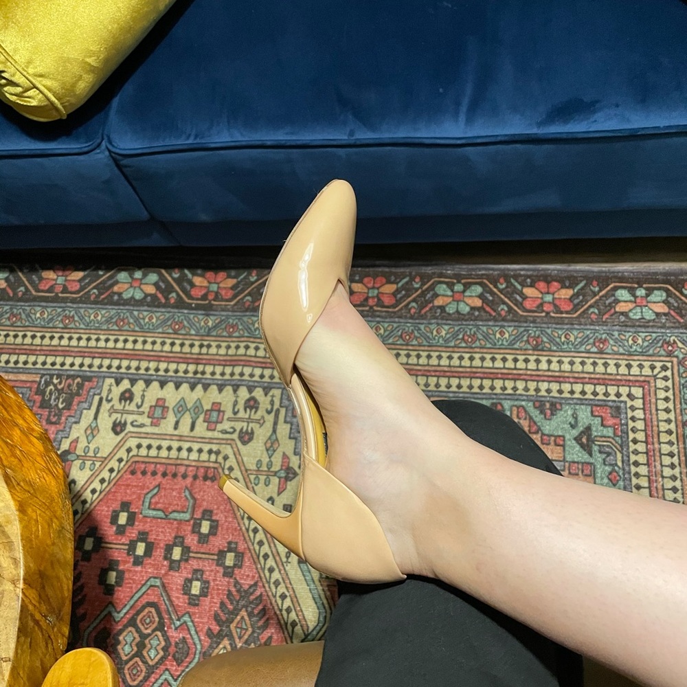 Nude stylish high heels. - Picture 5 of 7